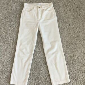 🌿LOFT Cream Straight Leg Cords